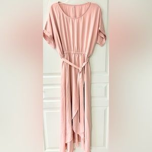 Pink maxi dress